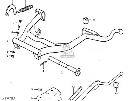 STAND - RE5 RE5M RE5A 1975 1976 (M) (A) USA (E03) / 497CC ROTARY