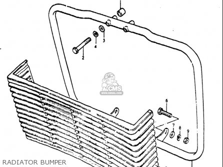 RADIATOR BUMPER - RE5 RE5M RE5A 1975 1976 (M) (A) USA (E03) / 497CC ROTARY