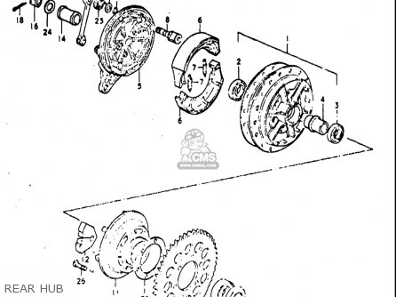 Suzuki RE5 RE5M RE5A 1975 1976 (M) (A) USA (E03) / 497CC ROTARY parts ...