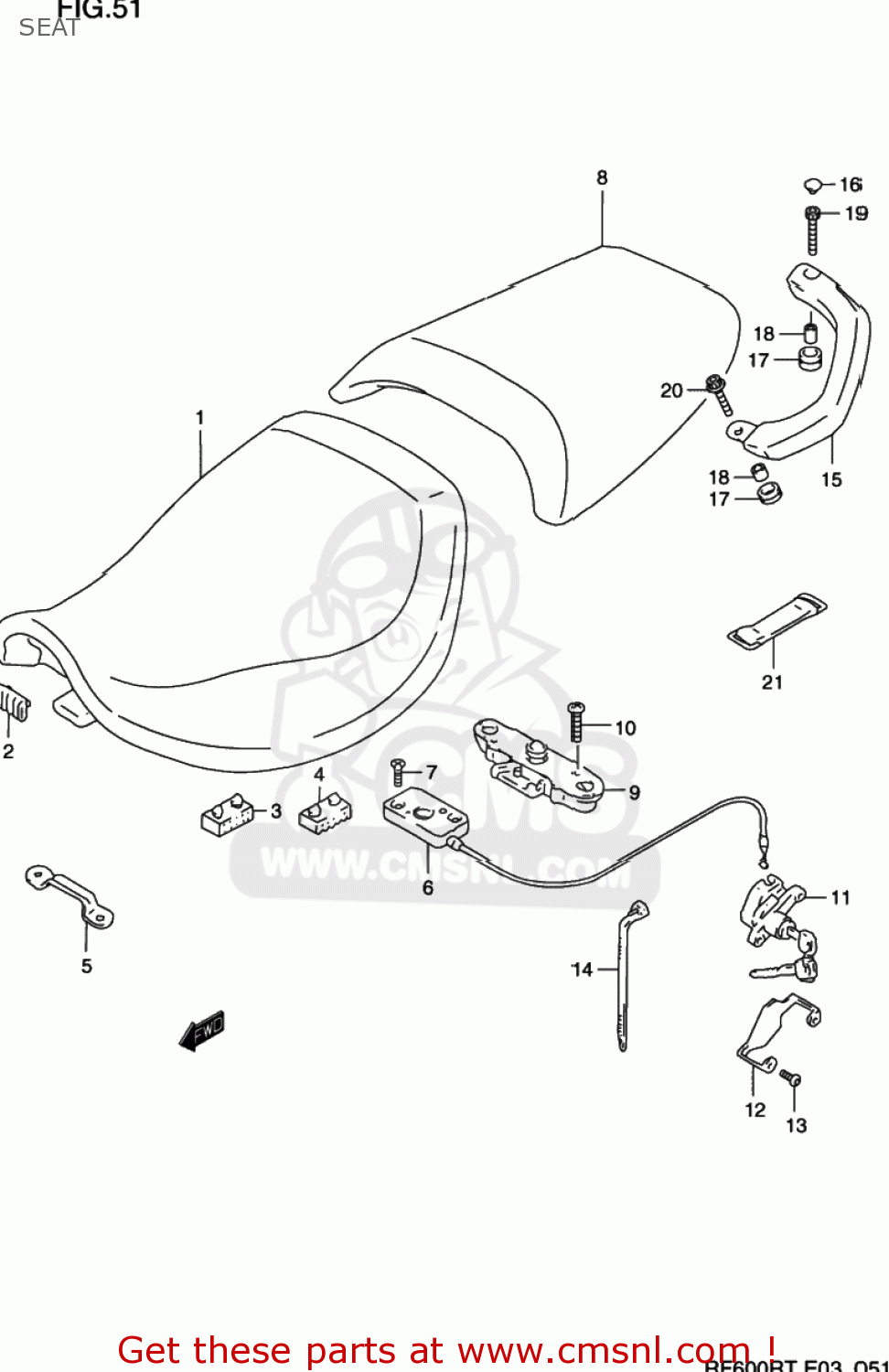 SEAT RF600R 1994 (R) USA (E03)