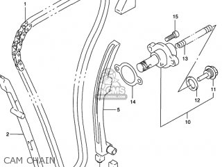 CAM CHAIN - RF600R 1994 (R) USA (E03)