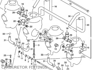 CARBURETOR FITTINGS - RF600R 1994 (R) USA (E03)