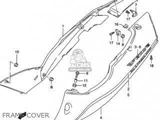 FRAME COVER - RF600R 1994 (R) USA (E03)