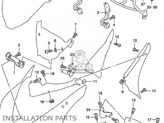 INSTALLATION PARTS - RF600R 1994 (R) USA (E03)