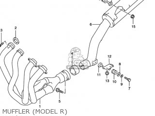 MUFFLER (MODEL R) - RF600R 1994 (R) USA (E03)