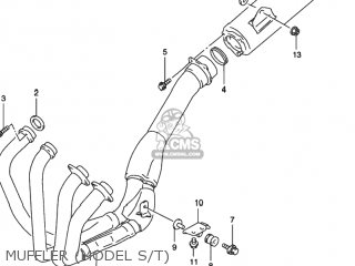 MUFFLER (MODEL S/T) - RF600R 1994 (R) USA (E03)