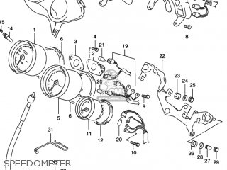 SPEEDOMETER - RF600R 1994 (R) USA (E03)