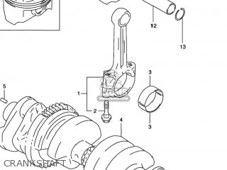 CRANKSHAFT - RF600R 1995 (S) USA (E03)