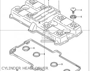 CYLINDER HEAD COVER - RF600R 1995 (S) USA (E03)