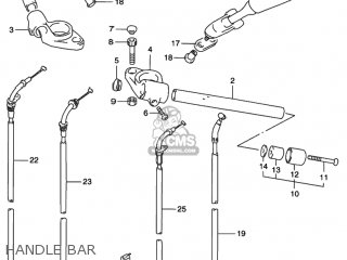 HANDLE BAR - RF600R 1995 (S) USA (E03)