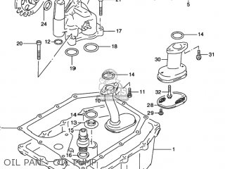 OIL PAN - OIL PUMP - RF600R 1995 (S) USA (E03)