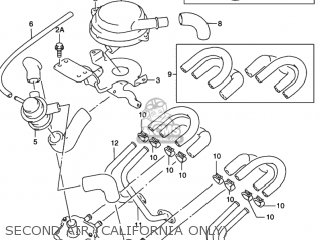 SECOND AIR (CALIFORNIA ONLY) - RF600R 1995 (S) USA (E03)