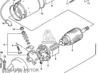 STARTING MOTOR - RF600R 1995 (S) USA (E03)