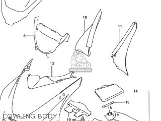 COWLING BODY - RF600R 1996 (T) USA (E03)