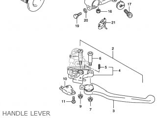 HANDLE LEVER - RF600R 1996 (T) USA (E03)