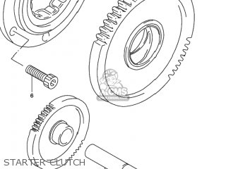 STARTER CLUTCH - RF600R 1996 (T) USA (E03)