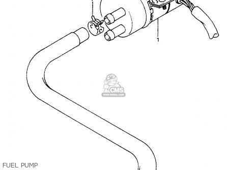 FUEL PUMP - RF600RU 1993 (P) (E22)