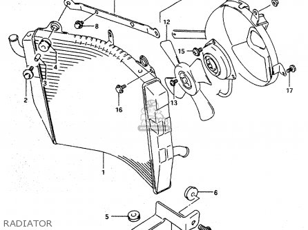 RADIATOR - RF600RU 1994 (R) (E22)