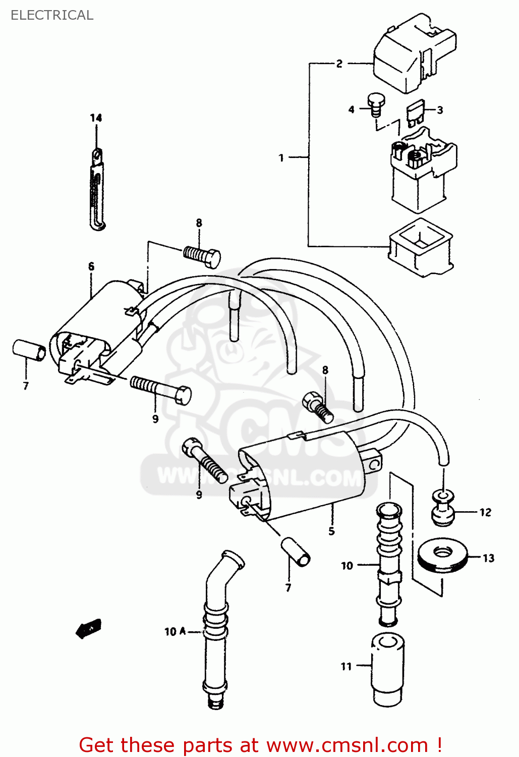 Suzuki RF600RU 1997 (V) (E22) ELECTRICAL - buy original ELECTRICAL ...