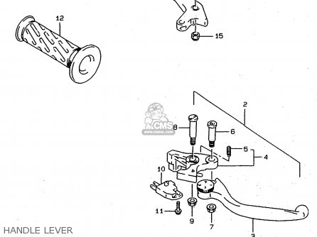 HANDLE LEVER - RF900R 1994 (R) (E02 E04 E18 E22 E24 E25 E34 E39)
