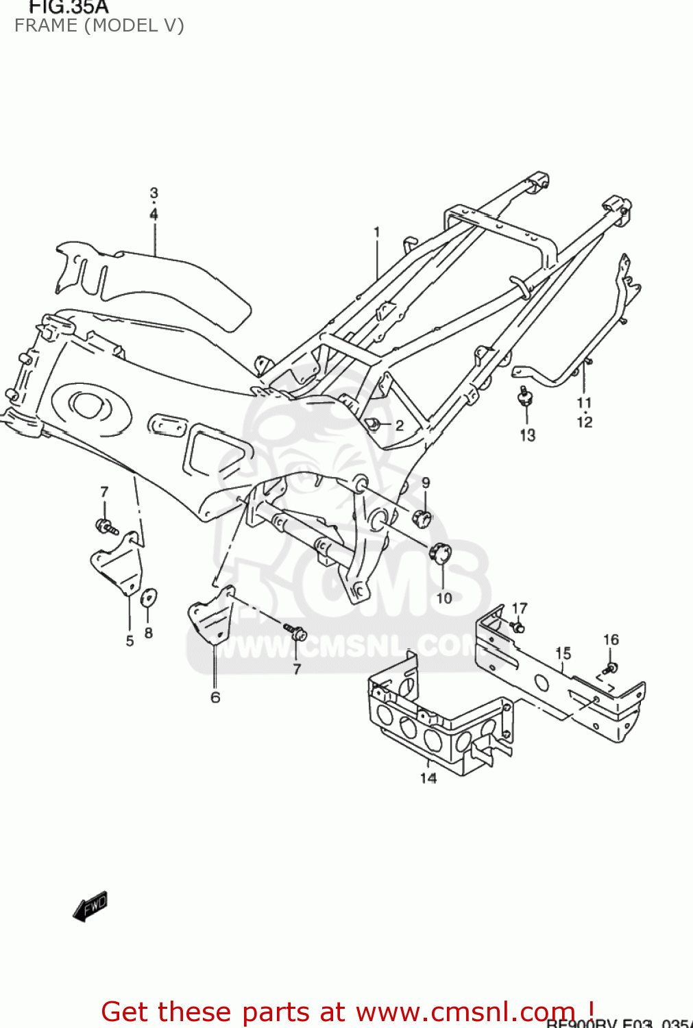 FRAME (MODEL V) RF900R 1994 (R) USA (E03)