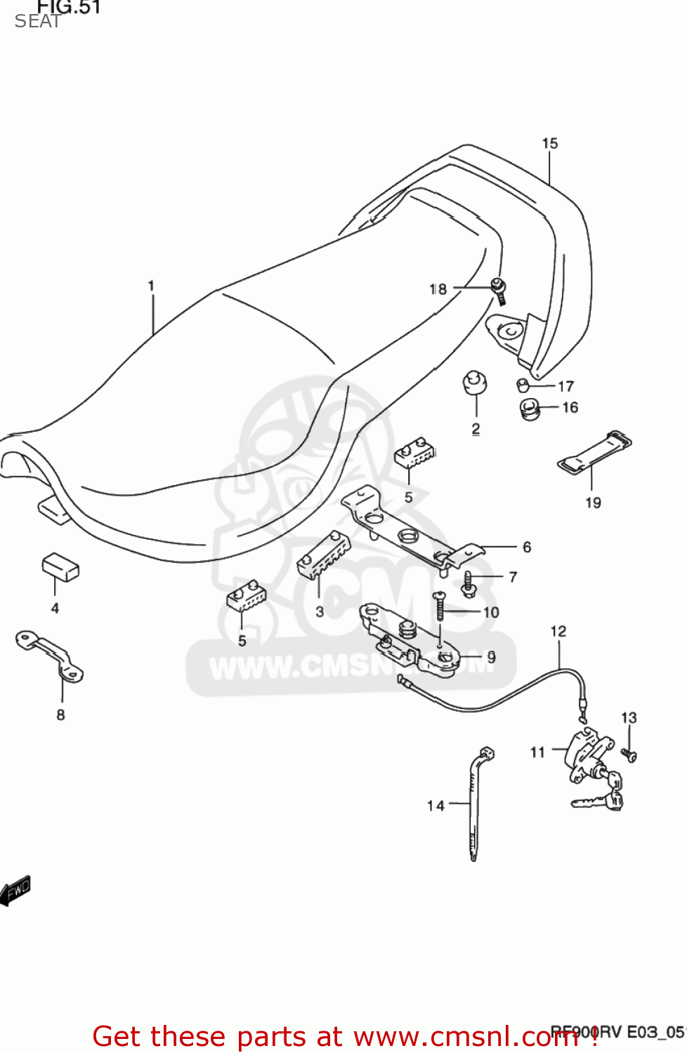 SEAT RF900R 1994 (R) USA (E03)