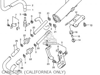 CANISTER (CALIFORNIA ONLY) - RF900R 1994 (R) USA (E03)