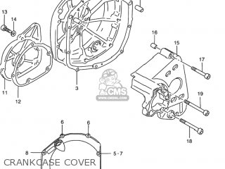 CRANKCASE COVER - RF900R 1994 (R) USA (E03)