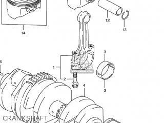 CRANKSHAFT - RF900R 1994 (R) USA (E03)