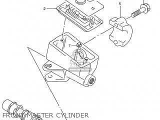 FRONT MASTER CYLINDER - RF900R 1994 (R) USA (E03)