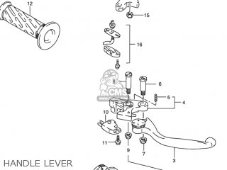 HANDLE LEVER - RF900R 1994 (R) USA (E03)