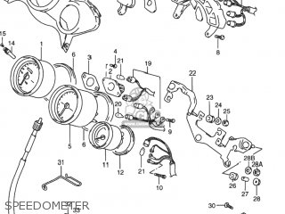 SPEEDOMETER - RF900R 1994 (R) USA (E03)