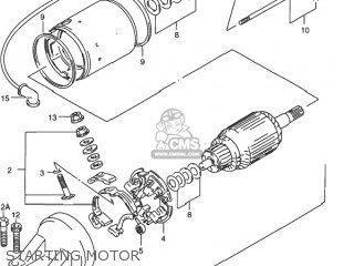 STARTING MOTOR - RF900R 1994 (R) USA (E03)