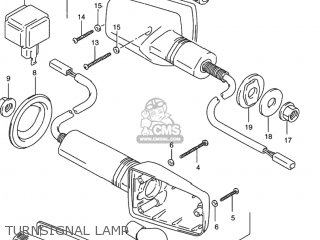 TURNSIGNAL LAMP - RF900R 1994 (R) USA (E03)