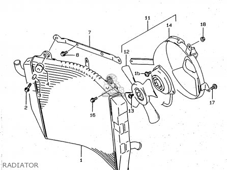 RADIATOR - RF900R 1995 (S) (E02 E04 E18 E22 E24 E25 E34 E37)