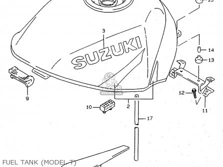 FUEL TANK (MODEL T) - RF900R 1995 (S) (E02 E04 E18 E22 E24 E25 E34 E37)