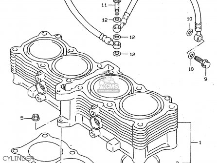 CYLINDER - RF900R 1995 (S) (E02 E04 E18 E22 E24 E25 E34 E37)