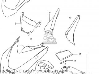 COWLING BODY (MODEL T/V) - RF900R 1995 (S) USA (E03)