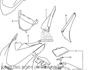COWLING BODY (RF900RR/RS) - RF900R 1995 (S) USA (E03)