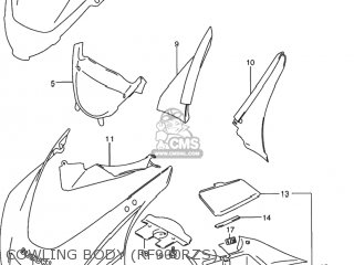 COWLING BODY (RF900RZS) - RF900R 1995 (S) USA (E03)