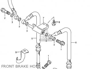 FRONT BRAKE HOSE - RF900R 1995 (S) USA (E03)