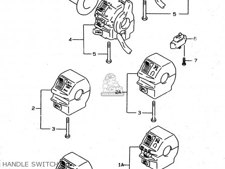 HANDLE SWITCH - RF900R 1995 (S2) (E02 E04 E18 E22 E24 E25 E34 E37)
