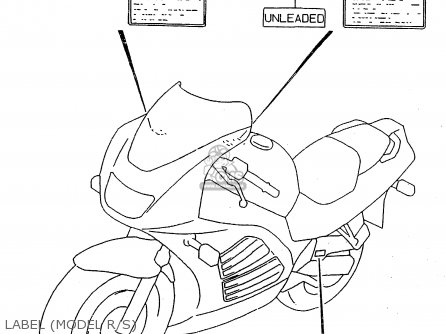 LABEL (MODEL R/S) - RF900R 1995 (S2) (E02 E04 E18 E22 E24 E25 E34 E37)
