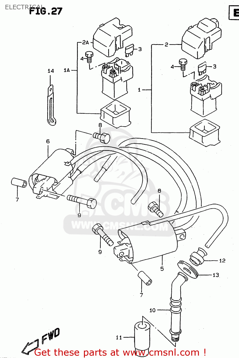 ELECTRICAL RF900R 1996 (T) (E02 E04 E18 E22 E24 E25 E34 E37 E39)
