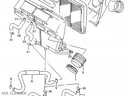 AIR CLEANER - RF900R 1996 (T) (E02 E04 E18 E22 E24 E25 E34 E37 E39)