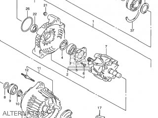 ALTERNATOR - RF900R 1996 (T) USA (E03)
