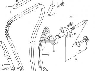 CAM CHAIN - RF900R 1996 (T) USA (E03)