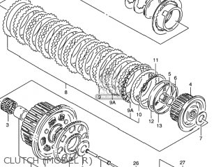 CLUTCH (MODEL R) - RF900R 1996 (T) USA (E03)