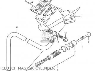 CLUTCH MASTER CYLINDER - RF900R 1996 (T) USA (E03)