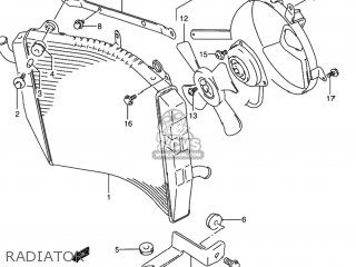 RADIATOR - RF900R 1996 (T) USA (E03)